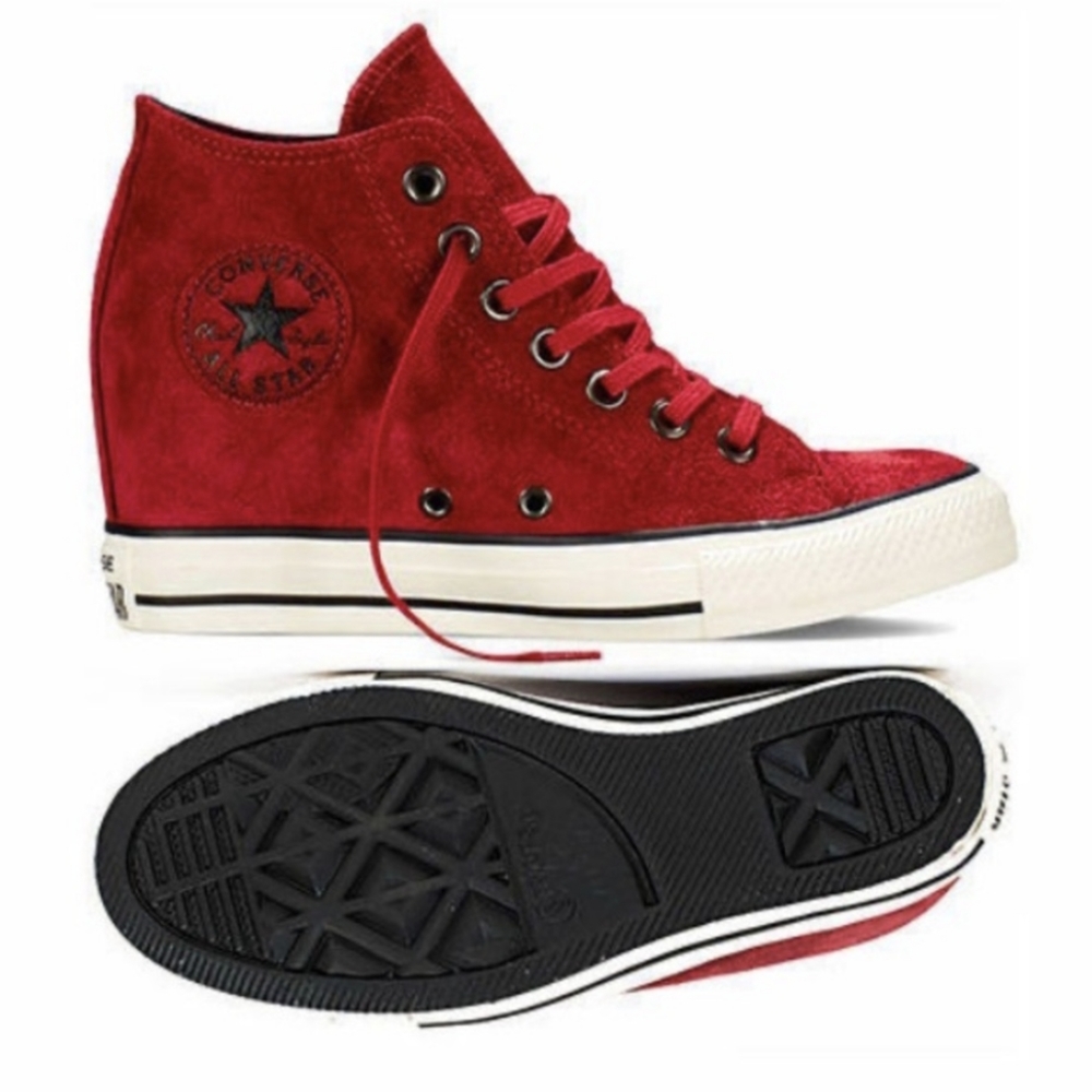 Converse Crimson Suede High-Tops